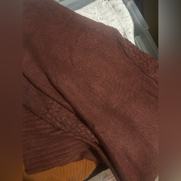 Tahari Brown Long Open Cardigan NWT Small - Picture 8 of 8